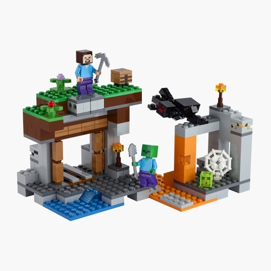 Mina abandonată, 21166 Minecraft, 248 piese, +7 ani