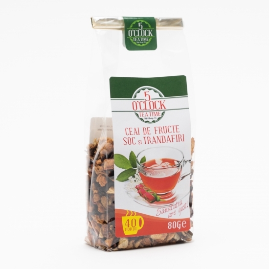Ceai de fructe soc și trandafiri 80g