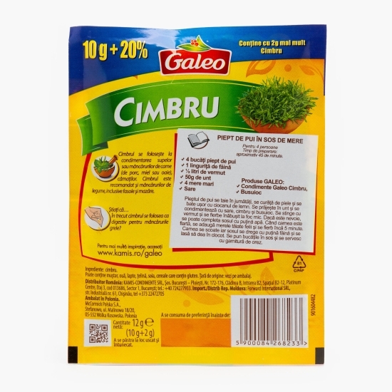 Cimbru +20% mai mult, 12g