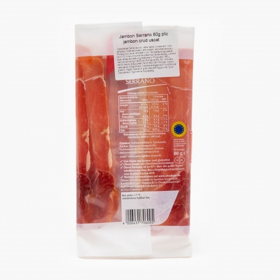 Jambon Serrano 80g
