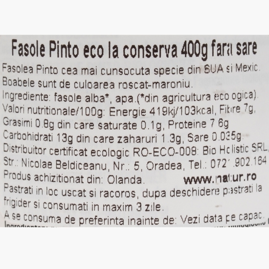 Fasole Pinto eco 400g