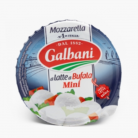 Mini mozzarella de bivoliță în saramură 150g