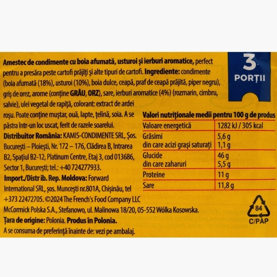 Condimente pentru cartofi prăjiți Smoky Southern, 15g