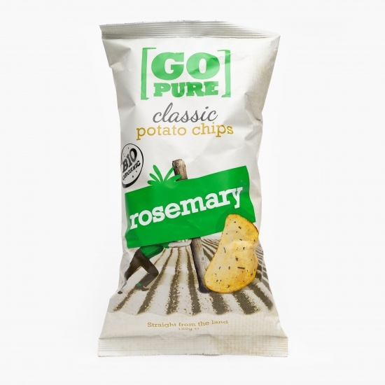 Chipsuri eco Classic cu rozmarin 125g