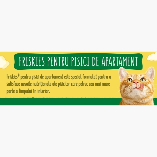 Hrană uscată pentru pisici adulte indoor, 1.5 kg, cu pui și legume