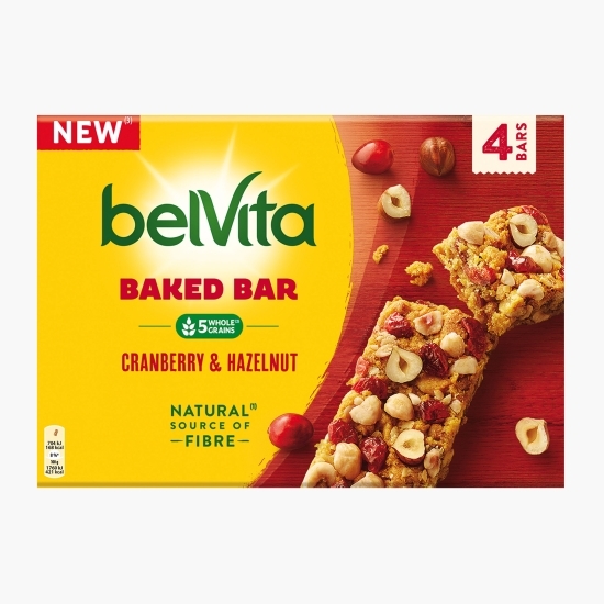 Batoane cereale cu merișoare și alune (4 buc) 160g