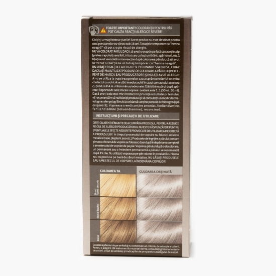 Vopsea permanentă pentru păr Expert Hempstyle 10.19 blond argintiu 100ml