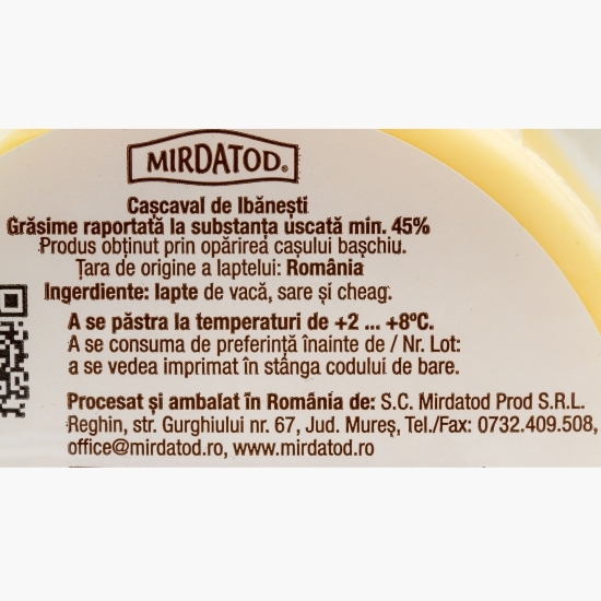 Cașcaval de Ibănești 450g