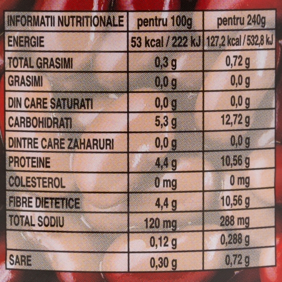 Fasole roșie Red Kidney 400g