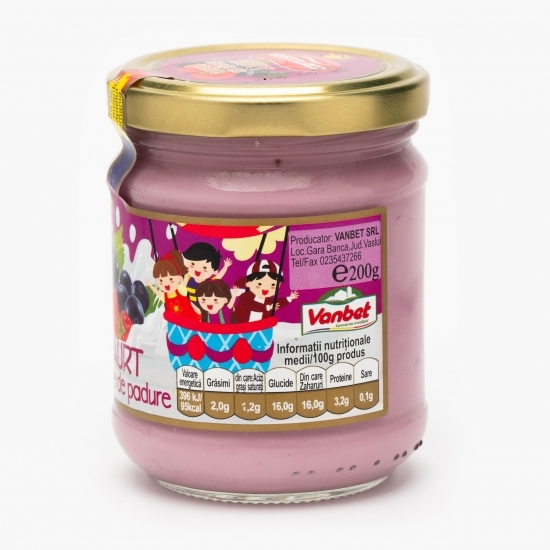 Iaurt cu fructe de pădure 200g