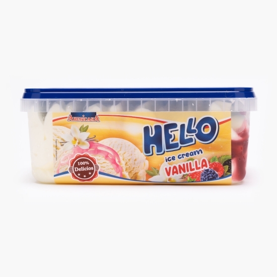 Înghețată  vanilie și topping de fructe de pădure 480g