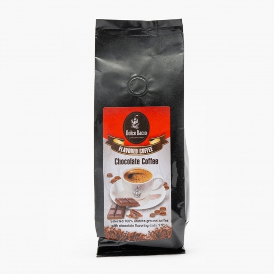 Chocolate coffee 200g, cafea măcinată cu aromă de ciocolată