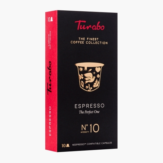 Espresso The Perfect One, 10 băuturi, capsule cafea 