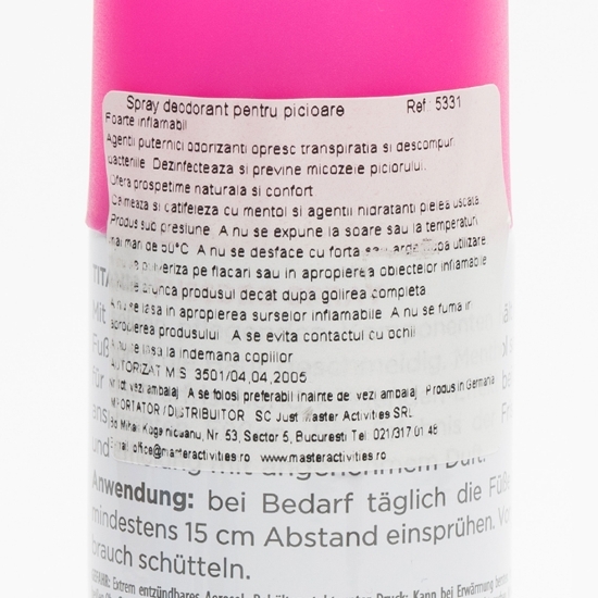 Spray parfumat pentru picioare 200ml