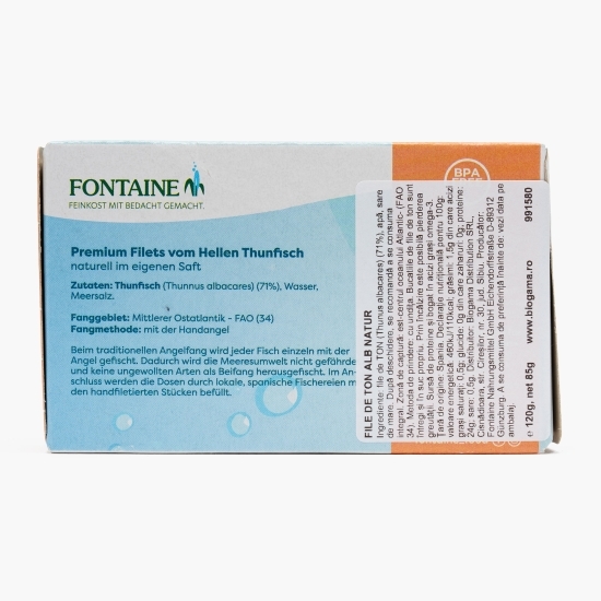 File de ton alb natur 120g
