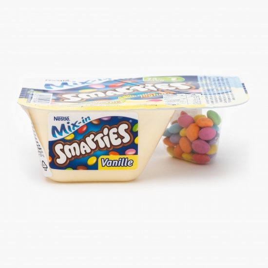 Mix iaurt cu vanilie și Smarties 120g
