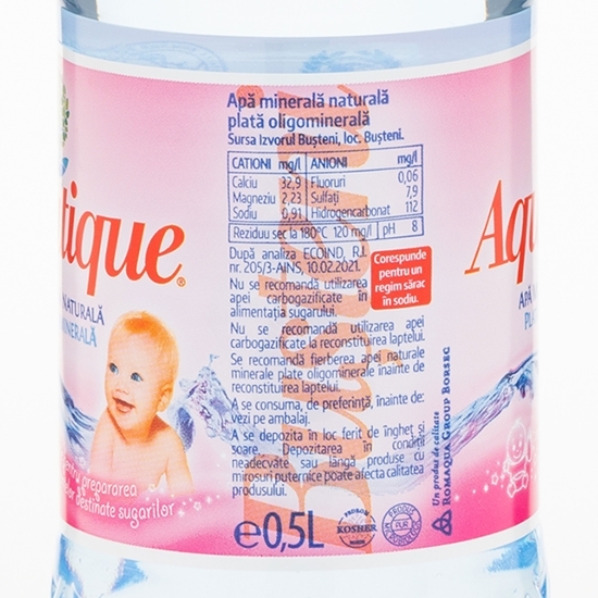 Apă minerală naturală plată 0.5l