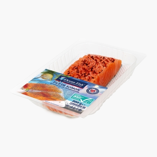 File de somon cu condimente 200g
