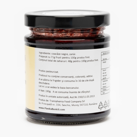 Gem de coacăze negre 190g