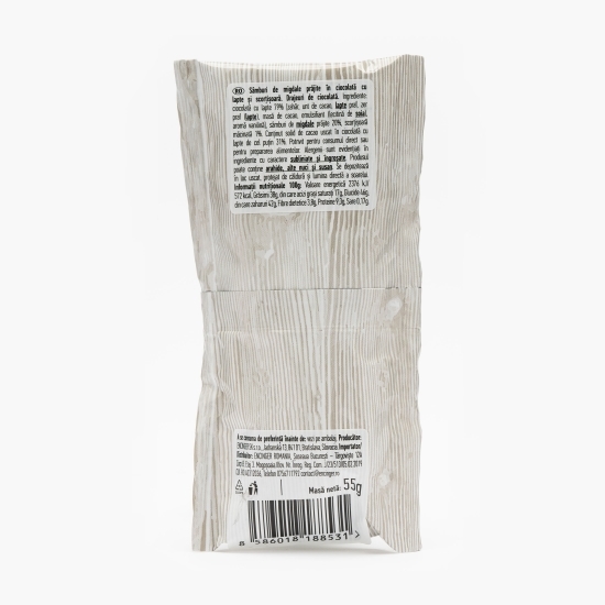 Migdale în ciocolată cu lapte și scorțișoară 55g