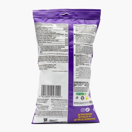 Snacks din porumb cu aromă de chili și lămâie verde Blue Heat 90g