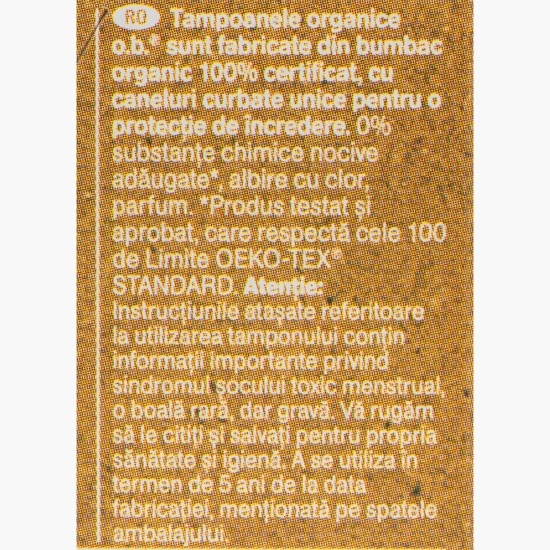 Tampoane Organic normal 16 buc