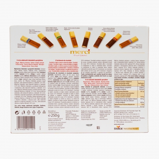Mini ciocolate asortate Finest Selection 8 sortimente, 250g