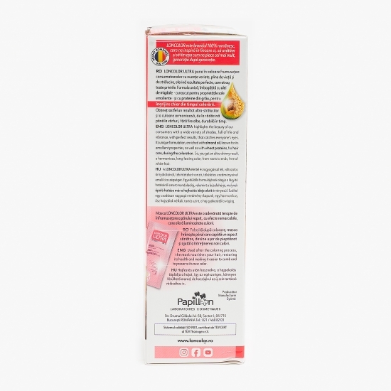 Vopsea permanentă pentru păr Ultra 10 blond cenușiu 100ml