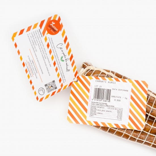 Cârnați aurii afumați 500g