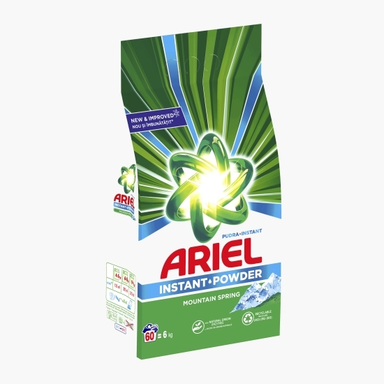 Detergent de rufe pudră automat Mountain Spring 60 spălări, 6kg