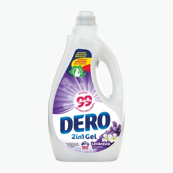 Detergent lichid 2în1 Lavandă & iasomie, 100 spălări, 5l