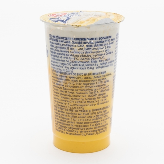 Budincă Liegeois cu vanilie și frișcă 175g