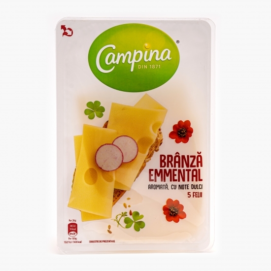 Brânză Emmental felii 100g