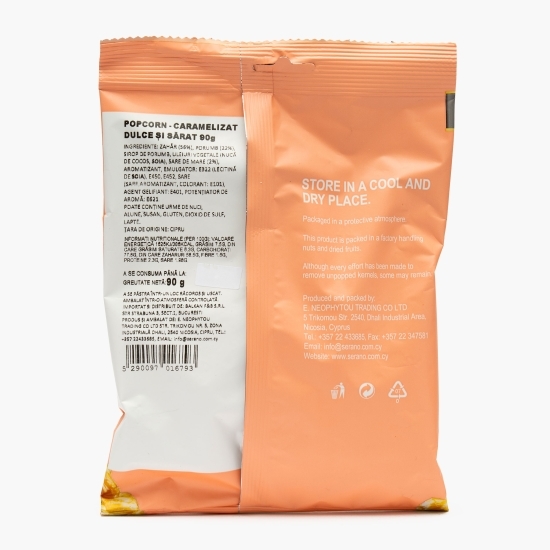 Popcorn glazurat dulce și sărat 90g