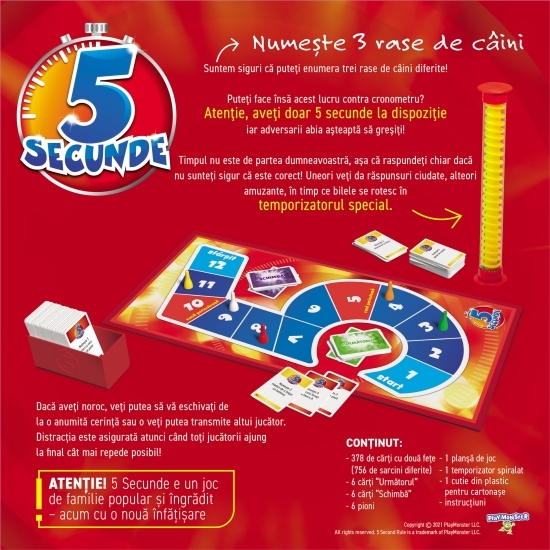 Joc 5 Secunde, 8+ ani