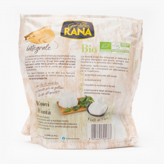 Paste proaspete Ravioli umplute cu ricotta, spanac și burrata, eco 250g
