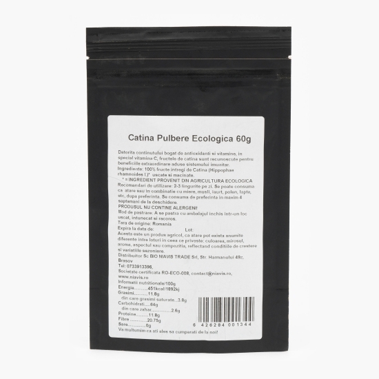 Cătină pulbere ecologică 60g