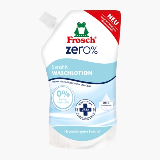 Săpun loțiune de spălat eco, hipoalergenic, Sensitive Zero%, refill 0.5l