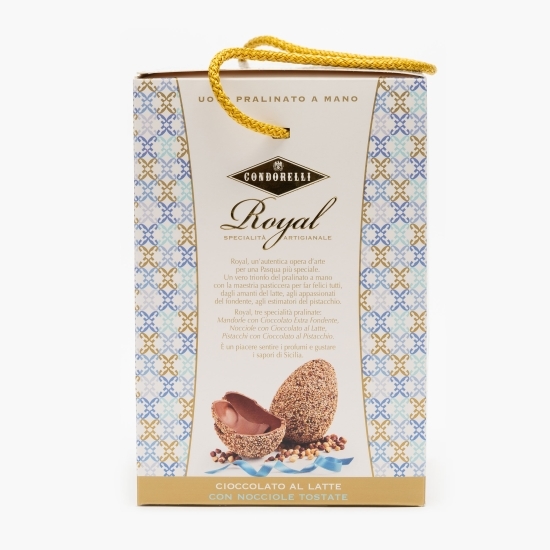 Ou de ciocolată cu lapte și alune coapte 230g