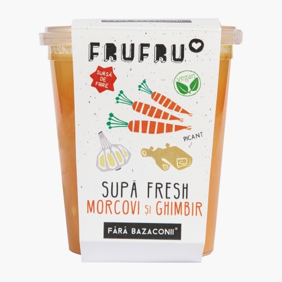 Supă fresh cu morcovi și ghimbir 400g