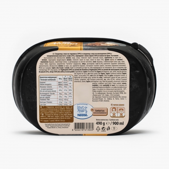 Înghețată cu aromă de tiramisu 500g