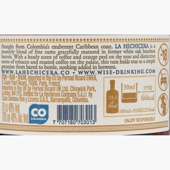 Rom Reserva Familiar 40% alc. 0.7l