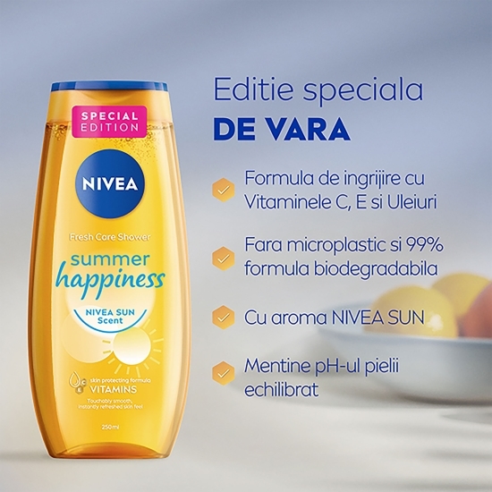 Gel de duș Summer Happiness 0.25l