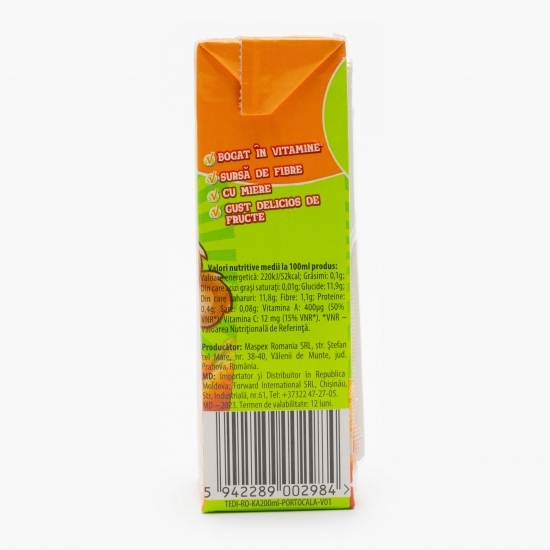 Suc de morcovi, mere şi portocale 0.2l
