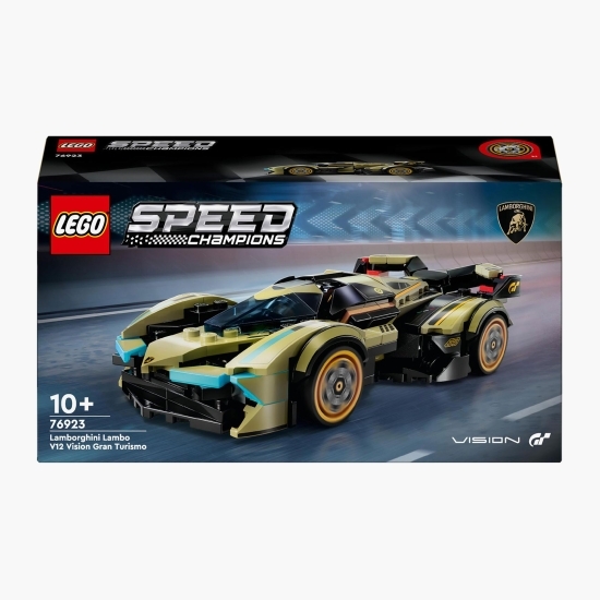 Supermașina Lamborghini Lambo V12 Vision GT, 76923 Speed Champions, 230 piese, +10 ani