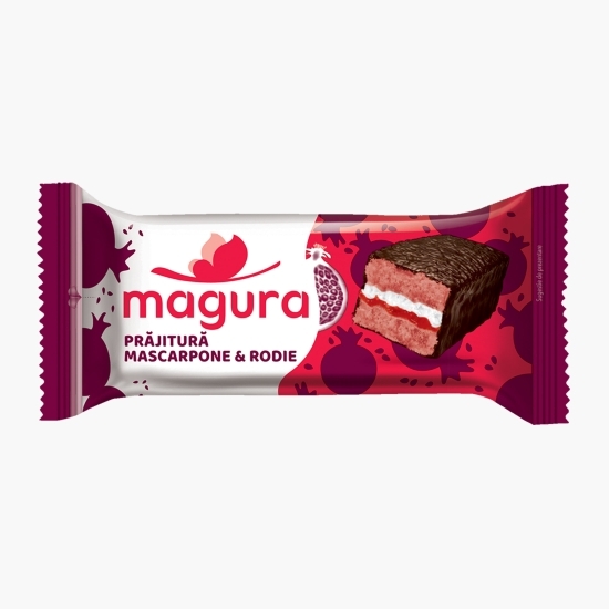 Prăjitură cu cremă de mascarpone și rodie 35g