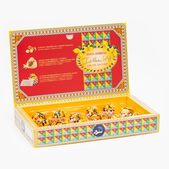 Praline aromă lămâie, editie limitată Dolce & Gabbana, 12 praline, 150g