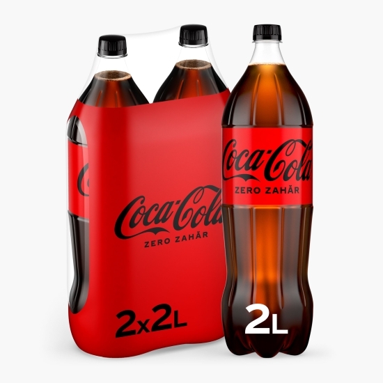 Băutură carbogazoasă cola zero zahăr 2x2l