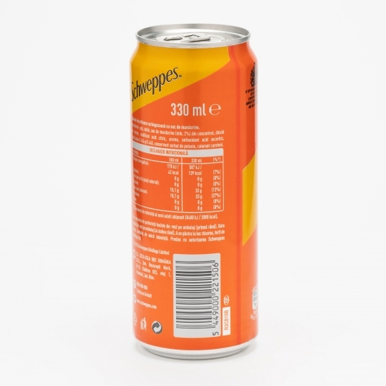 Apă tonică cu aromă de mandarine 0.33l