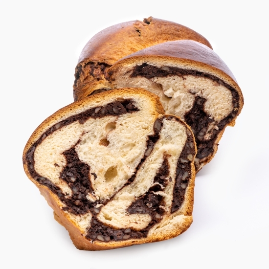 Cozonac cu nuci și ciocolată belgiană 1200g